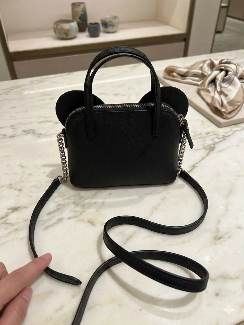 Disney x Kate Spade New York Minnie Mouse Mini Maise Crossbody Bag